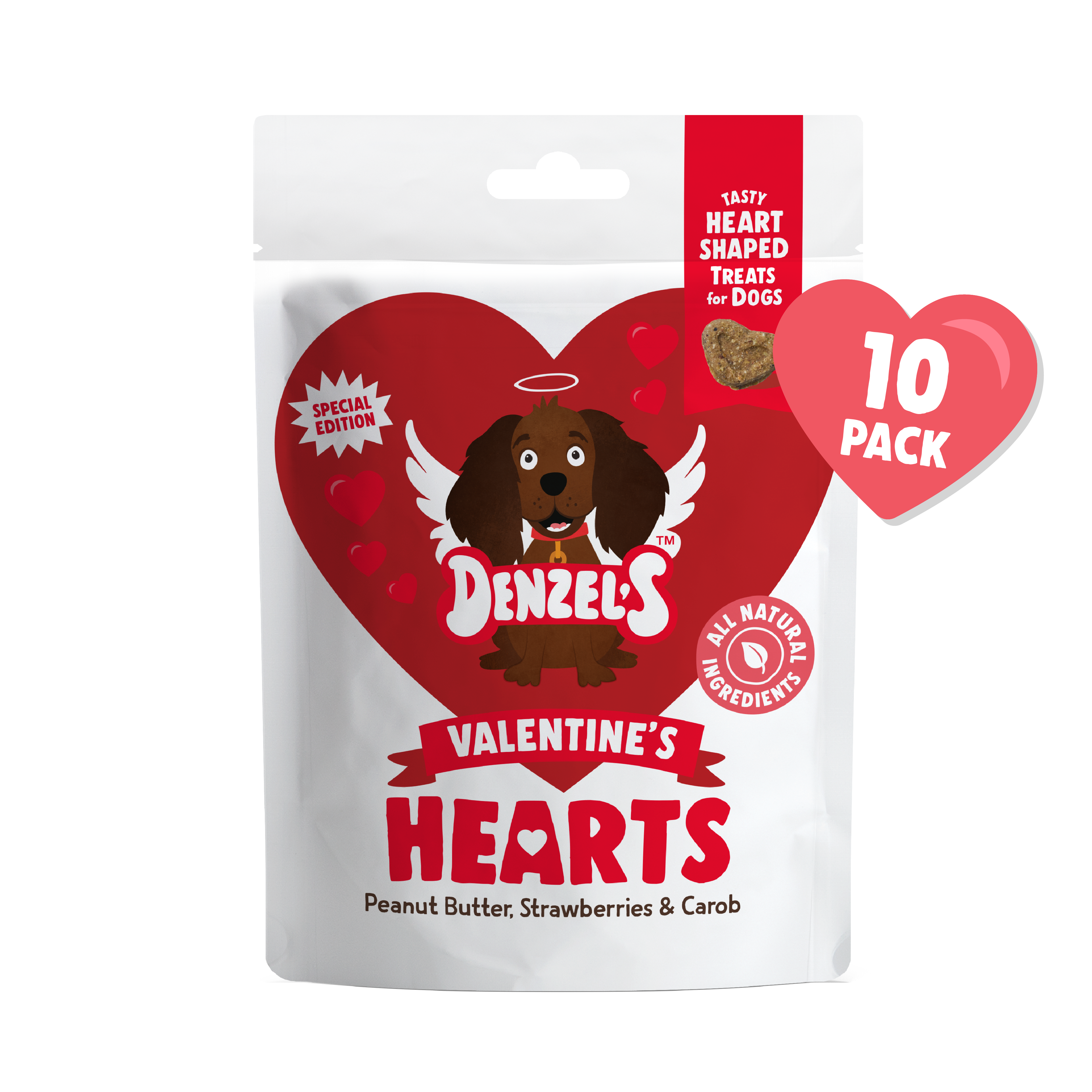 Valentine's Hearts Training Treats 10-Pack