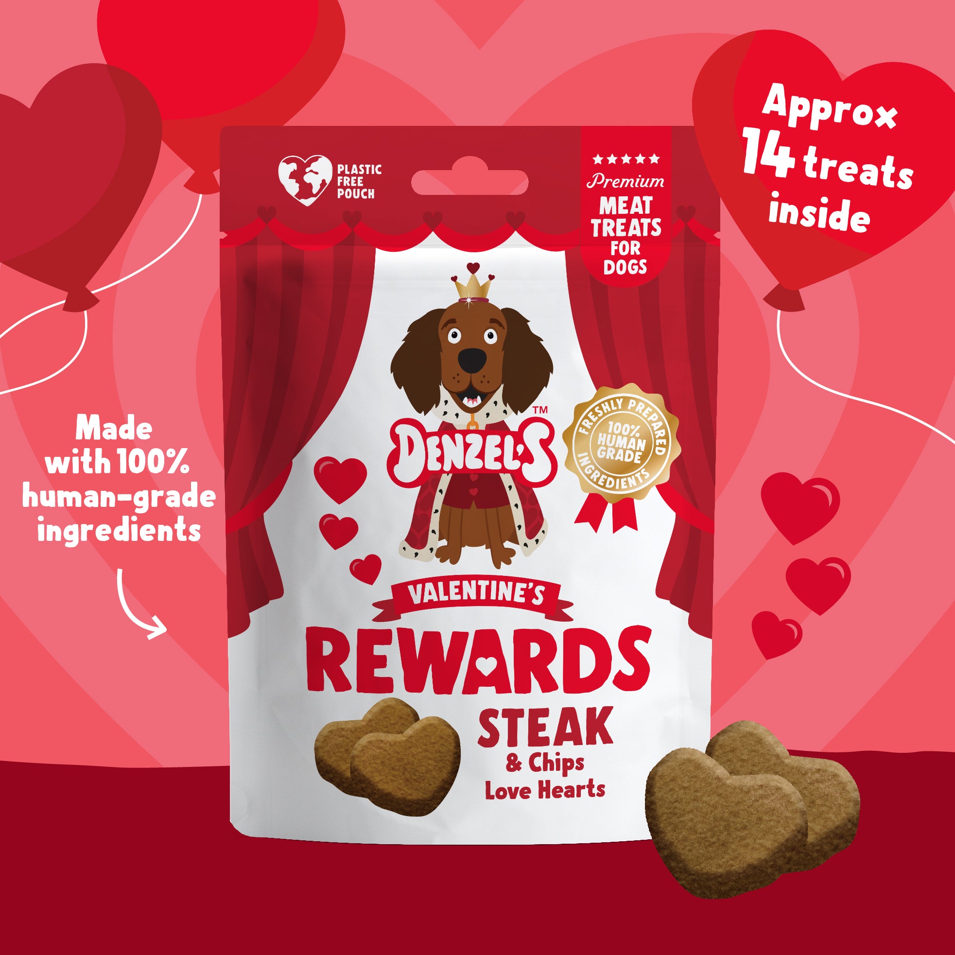 Steak & Chips Love Heart Rewards